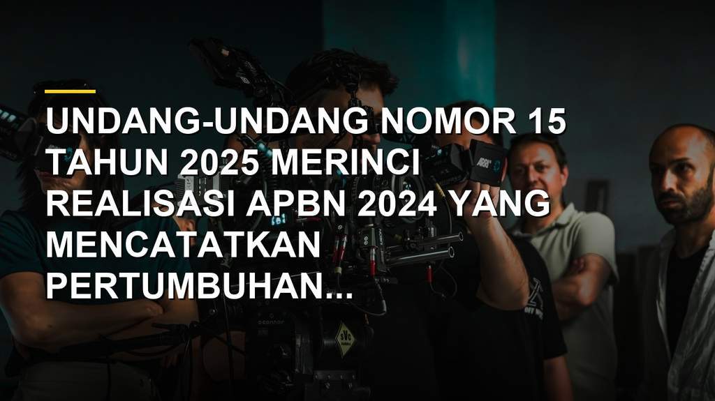 Ilustrasi grafik pertumbuhan ekonomi dan laporan realisasi APBN Indonesia tahun 2024